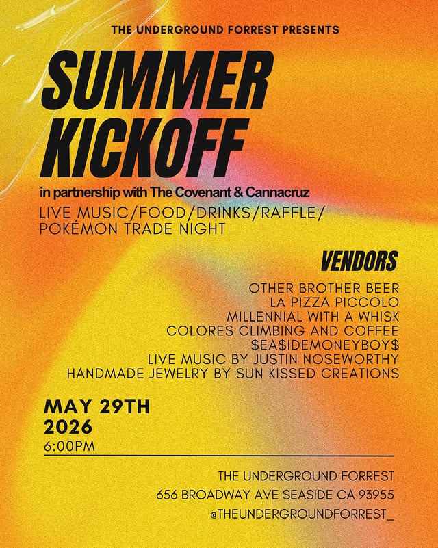 Summer Kickoff at The Underground Forrest — live music, food, vendors